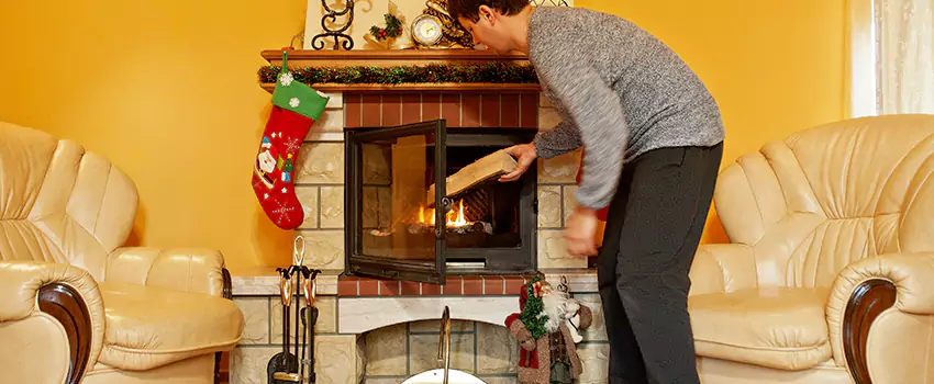Gas to Wood-Burning Fireplace Conversion Services in Glen Cove, New York