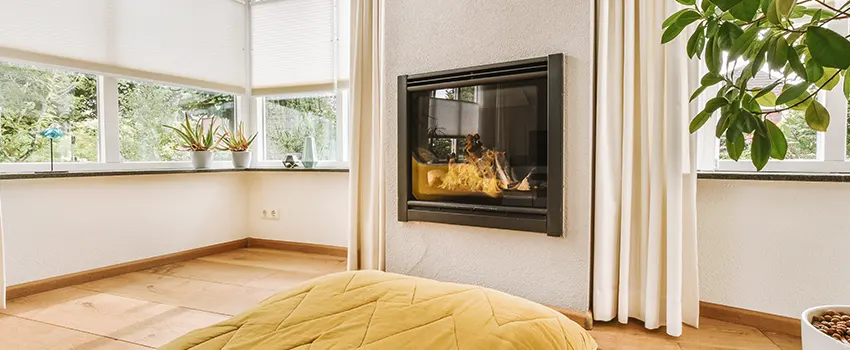 Residential Fireplace Ceramic Glass Installation in Glen Cove, NY