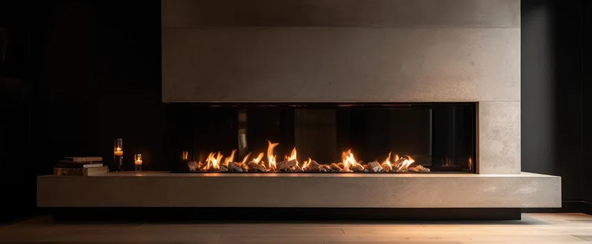 Gas Fireplace Ember Bed Design Services in Glen Cove, New York