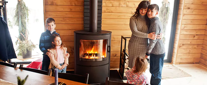 Morso Cast Iron Fireplace Insert Installation in Glen Cove, New York
