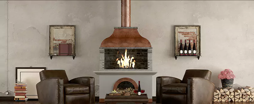 Thelin Hearth Products Providence Pellet Insert Fireplace Installation in Glen Cove, NY