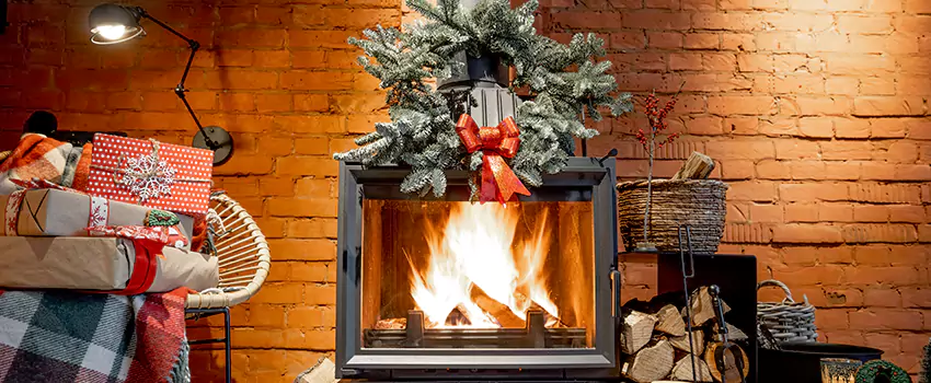 Travis Industries Linear Gas Fireplace Installation in Glen Cove, New York