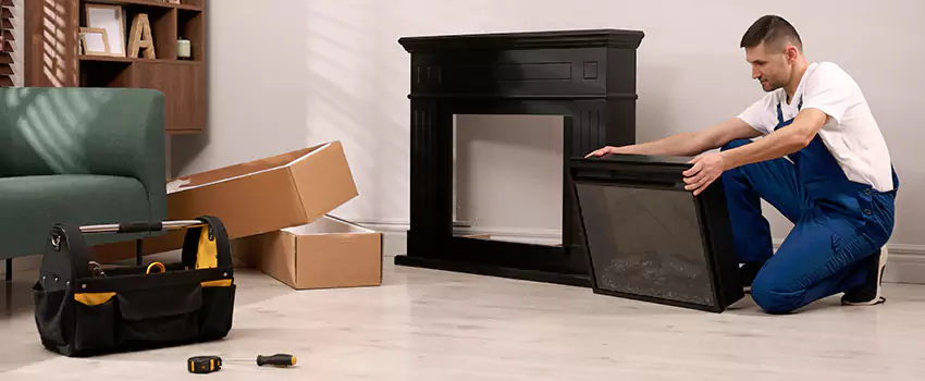 Old Rusted Metal Fireplace Repair And Replacement in Glen Cove, NY
